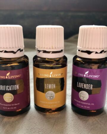 essential oil bottles